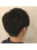 ショート クラウドマッシュ メンズ 束感
