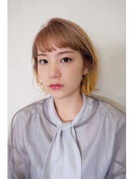 ヘアメイク アンジー(hair make anjii) ハイトーンボブ