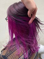 キコエル 三軒茶屋(kikoeru)&nbsp;大人かわいいパープルピンクインナーカラー[三軒茶屋]