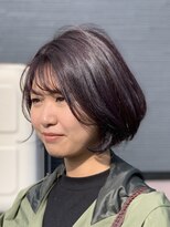 ごっこル~ム 角度緩めな前下がりボブ