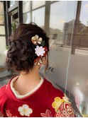 編み込みヘアセット☆