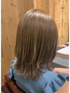 アドラーブル はなみずき店(adorable) 20代30代★大人耳掛け☆無造作×切りっぱなしボブ