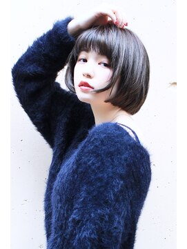 ニット 銀座(knit) 《knit銀座》大人可愛い20代30代40代ショートボブ丸み前下がり