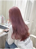 @kamiishi_freera ピンクラベンダー ロングヘア