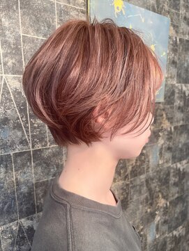 ドレ(d'or) ☆ショート☆美シルエット×ピンクベージュ