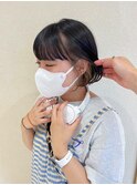 ミニボブ × ナチュラルインナーカラー " ハニーベージュ "