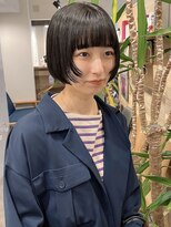 スニュウ(snuw)&nbsp;切りっぱなしボブ/顔周りカット