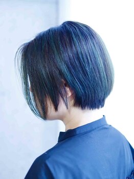 アドミラル ベー ヘアーデザイン(Admiral b Hair design)の写真/【20時以降予約相談◎南堀江/心斎橋/難波】技術に定評あるSalon★骨格や雰囲気で綺麗を引出すカットが得意!