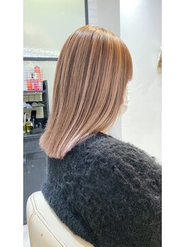 サロンドジョー(salon de joe) 【TAKUYA】ケアブリーチシャドールーツバレイヤージュ