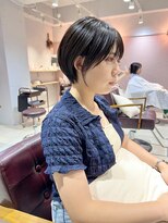 ラミエ バイ メルト 吉祥寺(lamie by melt)&nbsp;*滝田*赤み無しアッシュグレージュ小顔似合わせショートカット