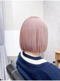 ペールピンクボブ