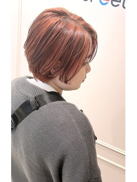 ハイストリートヘア(High street Hair) ハイトーン前下がり甘辛MIXショート