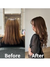 ヘアスタジオ マテリアル 中央駅店(hair studio Material) #カラー#プルエクステ#ブリーチ#髪質改善