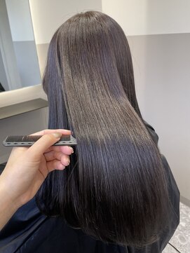 ジーナ 渋谷神南(Zina) 【Kaede】ラベンダーアッシュ/髪質改善トリートメント