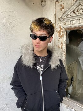 ロイジー(roijir) メンズショート× ポイントカラー