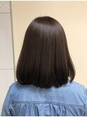 ツヤ髪×ボブカット×ショコラアッシュ