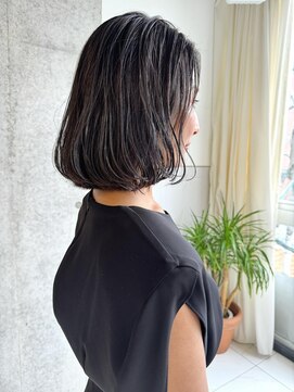 スウィープ 平尾(sweep) ブリーチなしハイライトなしの脱白髪染めカラー