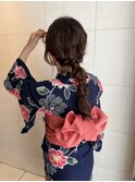 浴衣着付け　着付　着物ヘア