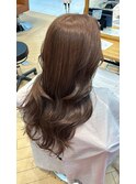 ことりベージュミルクティーベージュシースルーカラー大人可愛い