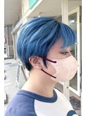 クリアブルー【山口市美容室】【山口市ハイトーン】