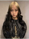黒髪/ボブルフ/ネビージュ/小顔/ワンレン/梅田/大阪/髪質改善