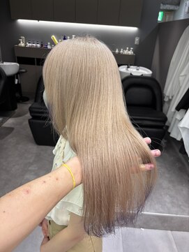 ロテ 名古屋 名駅店(Lote.) ホワイトグレージュ/デジタルパーマ/チェリーブラウン/名古屋