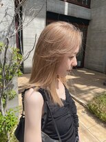 ソルトウォーター(SALT WATER) ハニーベージュ/ケアブリーチ/ブリーチあり/恵比寿/代官山