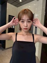 フォト 武蔵小杉(foto) ミディアム暗めカラーデザインカラーフェイスフレーミング