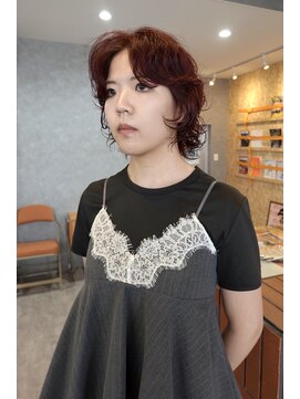 ジュール(JOULE'S) ドライパーマ/パーマ/外国人風パーマ/秋カラー/ボルドー