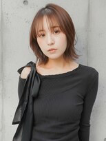 ニューヨークニューヨーク 寝屋川店(NYNY)&nbsp;ゆるふわミディアム/顔周りレイヤー/レイヤーカット/ベージュ