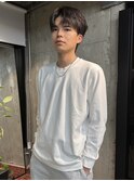 センターパート ダウンパーマ ニュアンスパーマ 新宿 南川聖華