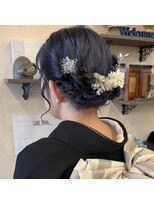 アンビシャス(ambitious)&nbsp;【成人式セット】ねじりアレンジ