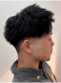 千葉駅MEN’S HAIR/サーフカール/刈り上げセンターパート