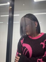 ヘアースマイルクー(HAIR SMILE COEUR)&nbsp;【COEUR/YUI】グレー/フェイスフレーミング/インナーカラー