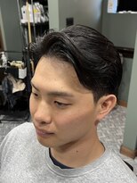 スタンドバーバー 柏(STAND BARBER) MEN’S HAIR/波巻きツイストスパイラル/リバースセンターパート