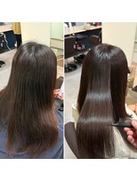 アイノアヌエール 代々木店(AInoa Nouer)&nbsp;【プレミアム髪質改善】縮毛矯正×艶カラー/代々木新宿/髪質改善