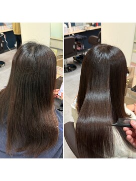 アイノアヌエール 代々木店(AInoa Nouer) 【プレミアム髪質改善】縮毛矯正×艶カラー/代々木新宿/髪質改善