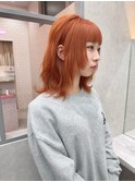 ダークアッシュ/大人ガーリー/似合わせカット/着物ヘア10代20代