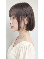 アーツ 茅ヶ崎(arts) ショートカット20代30代40代前髪あり面長丸顔ショートボブ