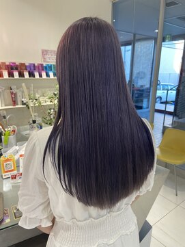 ステラ ヘア デザイン サロン(STELLA hair design salon) ディープラベンダー×ロング A 【浅野】