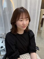 ウリ 横浜(uli) 【arin指名限定】ナチュラル外ハネミディ