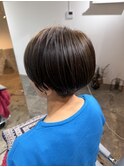 ショート/ハイライト/レイヤーカット/髪質改善/ボブ/白髪ぼかし