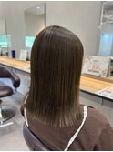  &nbsp;&nbsp;&nbsp;髪質改善で叶うツヤ感ミントベージュ