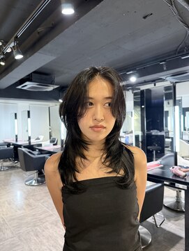 アンドバイモードケイズ (and by MODE K's) レイヤーカット×髪質改善カラー