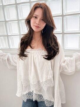 ユイマァル 岡山(YUIMARL) 韓国風くびれ巻き★レイヤーカット★前髪顔周りカット★髪質改善