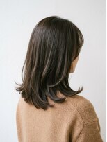アントワープトーキョー(antwerp TOKYO)&nbsp;30代40代外ハネミディアムレイヤー髪質改善酸性ストレート