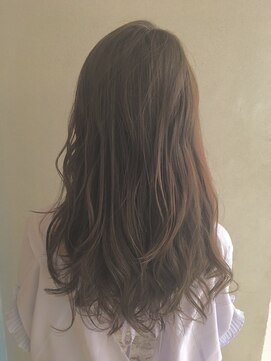 ロンドアベニール 北千住(Lond avenir) ロングレイヤークリアブラウン☆ スタイリスト西田大樹