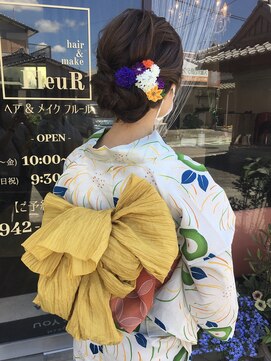 ヘアアンドメイク フルール(FleuR) 浴衣着付