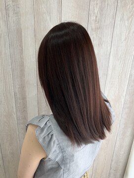 シエル 藤沢店(CIEL) 【CIEL】ピンクベージュ×ナチュラルストレート