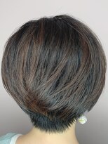 グラッシー センター北店(GLASSI)&nbsp;ショートボブ★耳かけショートフォギーベージュ★髪質改善